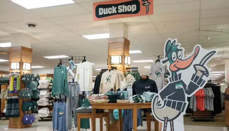 Duck Shop mascot products