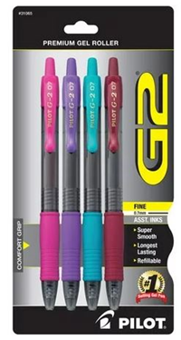 G2 Pens 4pk Fashion Colors