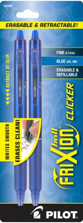 Pilot Frixion Clicker Ball Pens Erasable 2Pk