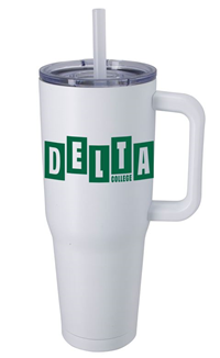 40z Tumbler with Handle and Straw