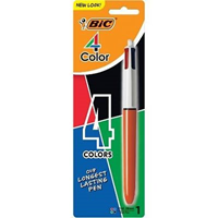 Bic 4 Color Orange Barrel