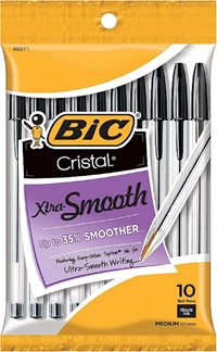 Bic Cristal Pens Xtra Smooth 10pk