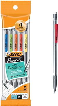 Bic Xtra Precision .5mm Pencils 5pk