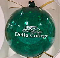 DELTA Sparkle Glass Ornament