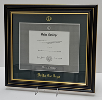 Delta College "Prestige" Diploma Frame