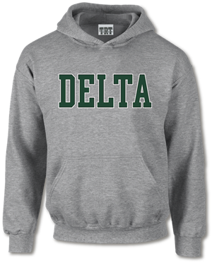 Double Layered Hood with Applique - main view