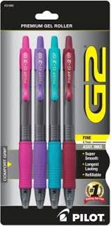 G2 Pens 4pk Fashion Colors
