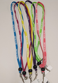Lanyards 3/8" Imprinted, Assorted Colors