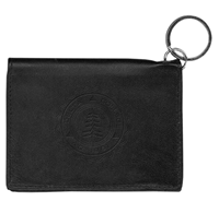 Leather ID Holder with College Seal