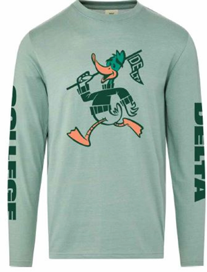 Delta Mascot Long Sleeve Tee -  1