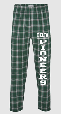 Mens Flannel Pajama Pants DELTA PIONEERS