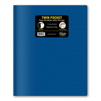 Poly Port 2-Port Folder w/Prongs