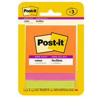 Post-It Notes, 3x3 3pk