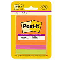 Post Notes, 3x3, 3pk