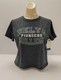 Women's Cropped Tee DELTA COLLEGE PIONEERS