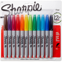 Sharpie Fine Tip Markers Assorted 12pk