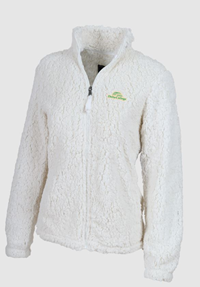 Sherpa Full Zip in Natural with Delta Wa