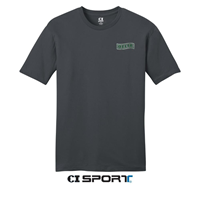 CI SPORT Short Sleeve Tee with Front & Back Logo