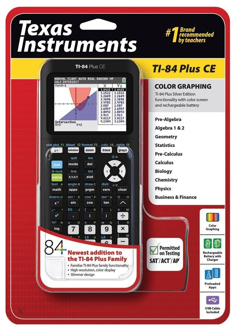 TI84 Plus CE Calculator Delta College Bookstore